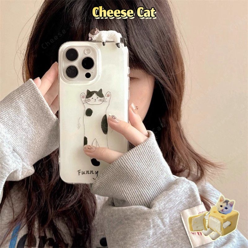 DIY Mèo Xiêm nằm trên ốp điện thoại di động Ốp điện thoại di động dễ thương cho iPhone 11 12 13 14 15 16 17 Pro Max 7 XR