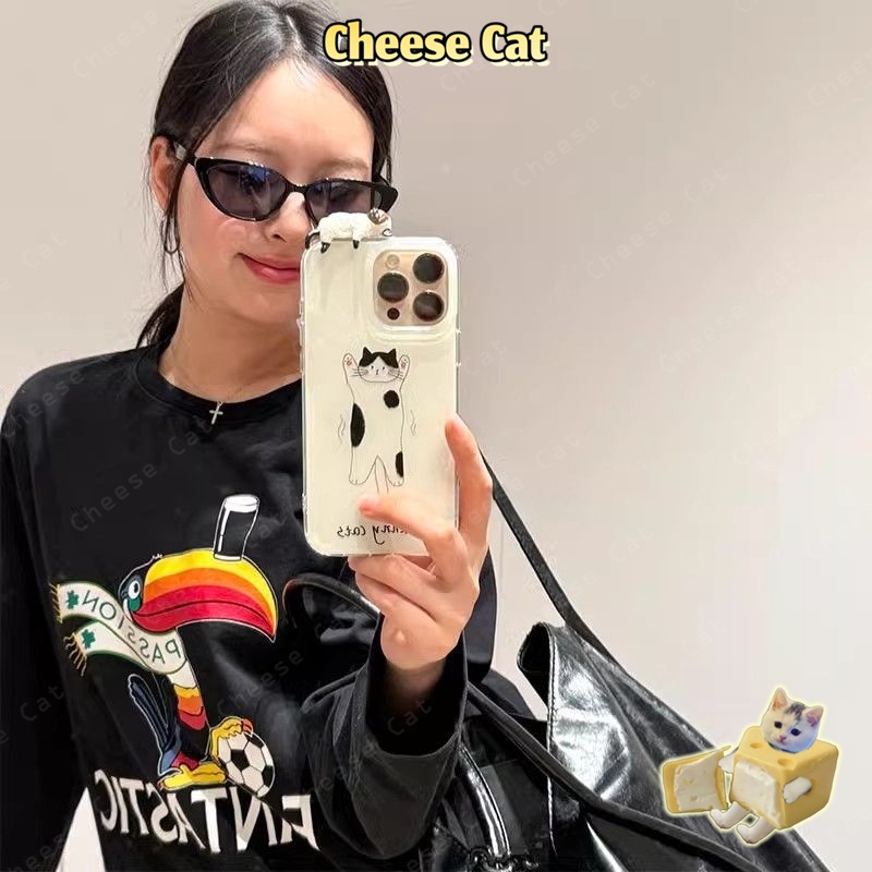 DIY Mèo Xiêm nằm trên ốp điện thoại di động Ốp điện thoại di động dễ thương cho iPhone 11 12 13 14 15 16 17 Pro Max 7 XR
