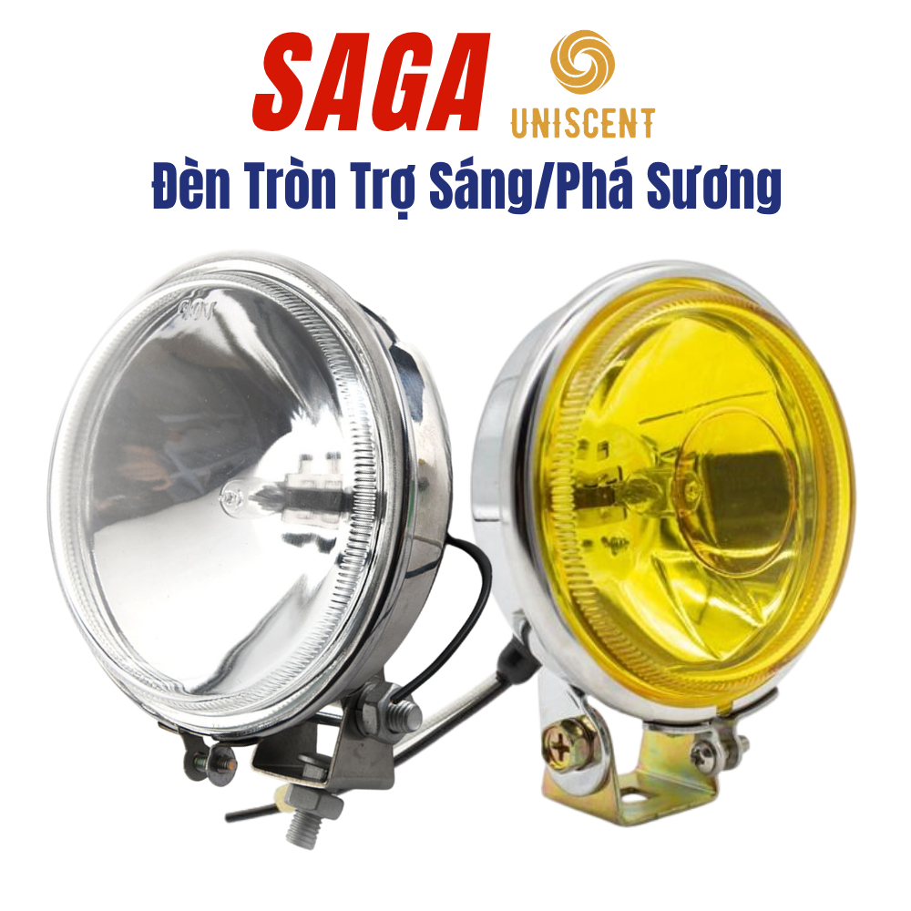 Đèn Gầm 3A/ Đèn Trợ Sáng 3A Inox/ Đèn Phá Sương Cho Ô Tô/ Xe Tải/ Đèn tròn 3A SAGA H3/ 12V/24V