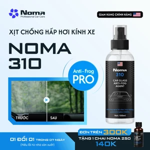Xịt Chống Hấp Hơi Kính Xe Noma 310, Giữ Tầm Nhìn Trong Suốt, An Toàn Không Ăn Mòn Kính Xe