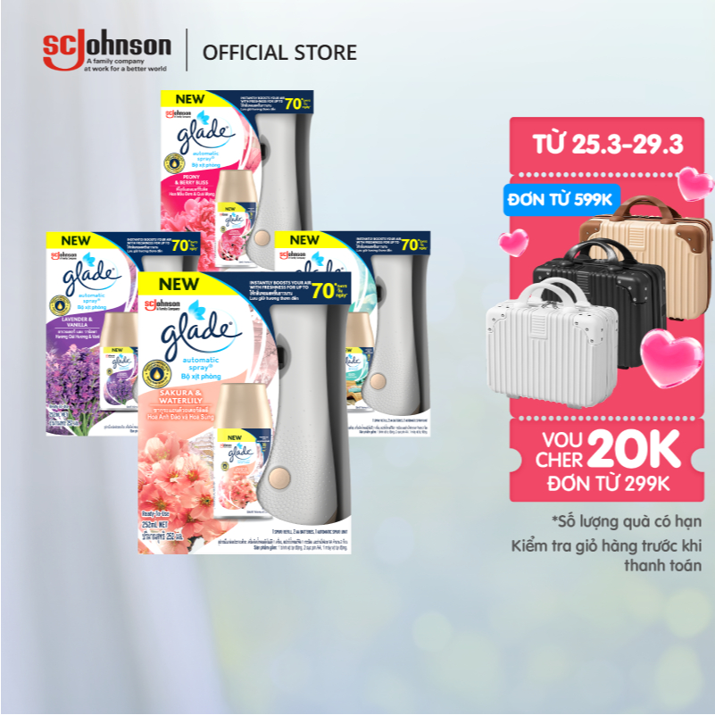 Máy Xịthơm Phòng Tự Động Glade - Hình ảnh thực tế