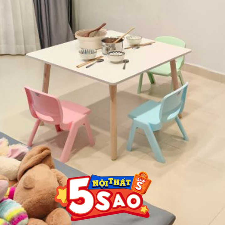 bàn vuông bàn ăn cơm gấp gọn bàn trà sofa kích thước 80x80cm có nhiều kích thước chân gấp gọn chắc chắn Nhu Y Decor