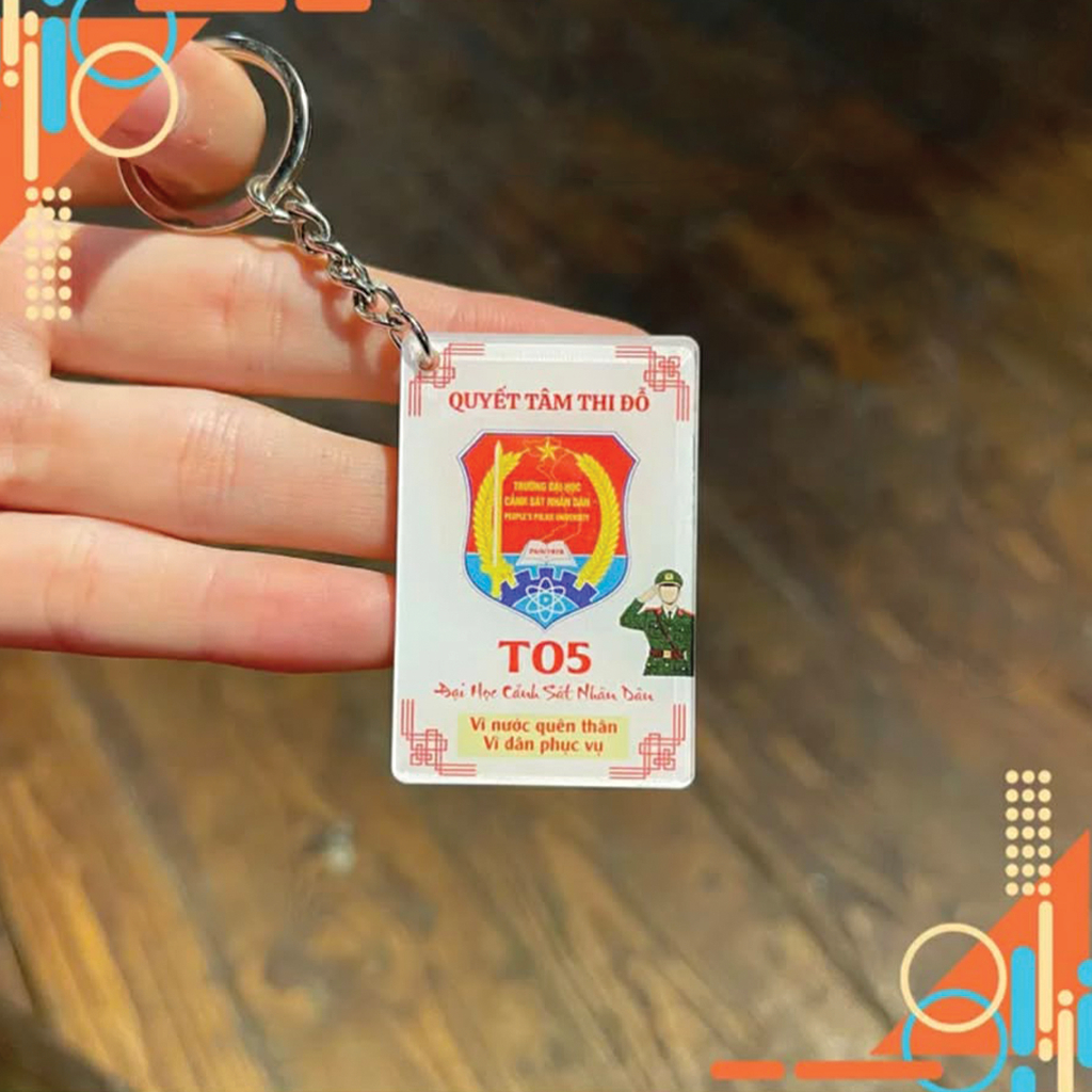 Móc Khoá Đại Học, Móc Khoá Logo Trường Đại Học Bùa May Mắn Bùa Thi Đỗ Bùa Thi In Theo Yêu Cầu 2 Mặt Quà Tặng - SakuMai
