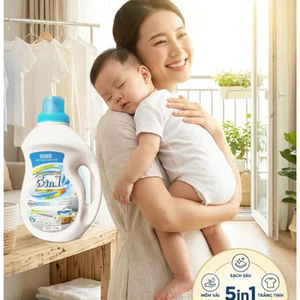 SiBE 5in1 nước giặt sạch hơn thơm hơn, tinh tuyển