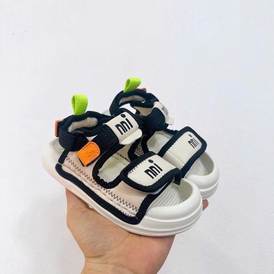 sandal bé gái dép quai hậu cho bé thắt nơ xinh xắn nhẹ êm chân chống trượt đính ngọc công chúa size đại xd 765