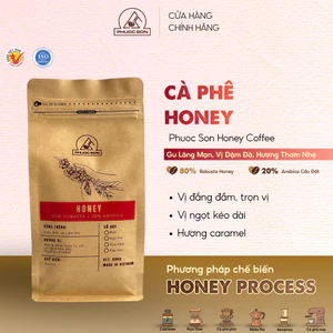 Cà phê Phước Sơn Honey - Cà phê rang xay tự nhiên công nghệ cao từ Lâm Đồng