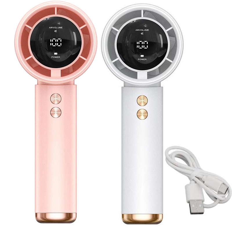 Quạt Cầm Tay PLSHARK 100 Mức Độ Gió Động Cơ Turbo Dung Lượng Pin 3000 mmAh [ BẢO HÀNH 1 THÁNG ]