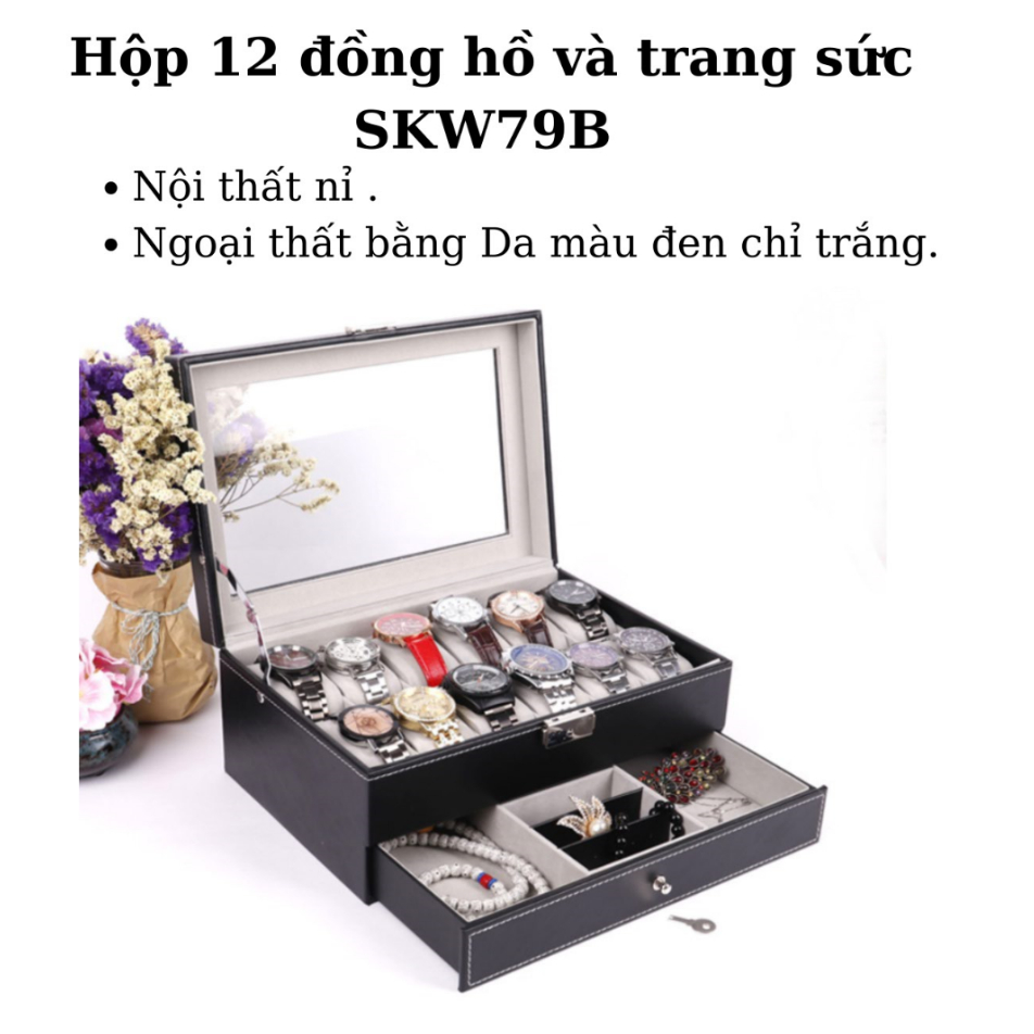 Hộp đựng đồng hồ, Hộp trưng bày, khay (không nắp) đựng trang sức 2026
