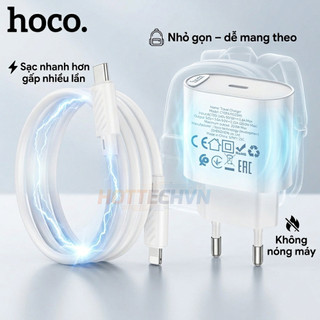 Bộ Củ Sạc Nhanh HOCO C109A PD20W Cổng Ra TypeC, Sử Dụng An Toàn Ổn Định Không Nóng Máy Bảo Vệ Thiết Bị.