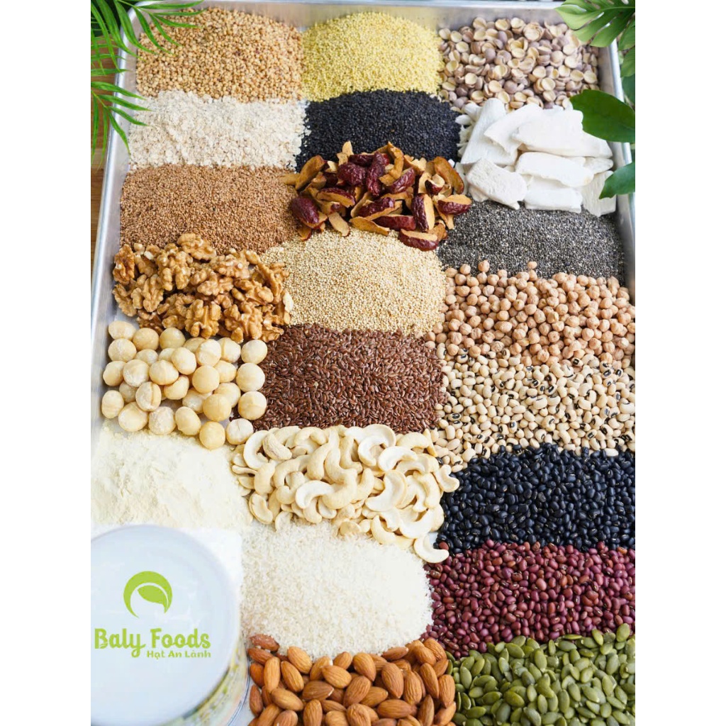 [Combo Mua 5 Tặng 1] Sữa Hạt Ngũ Cốc Thực Dưỡng BalyFoods Hộp 20 Gói Tiện Lợi Có Đường