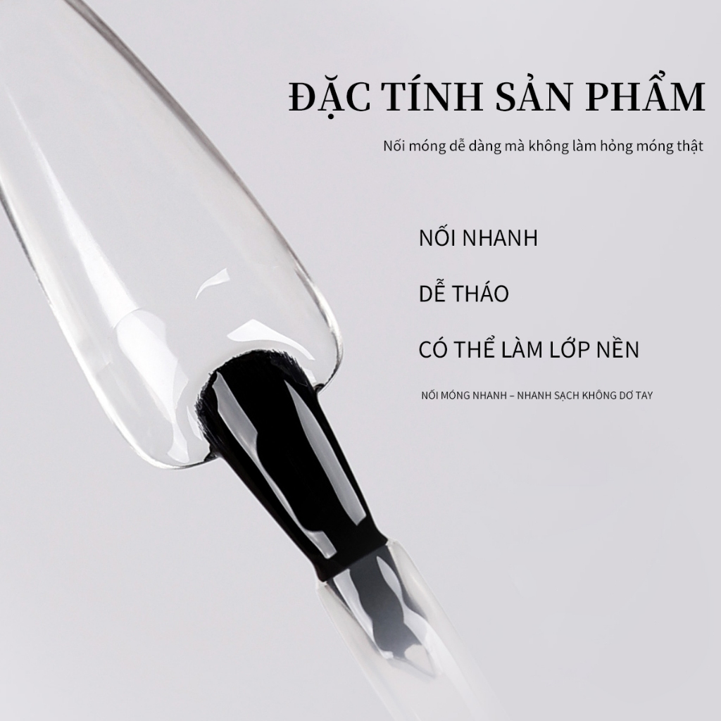 XEIJAYI 40ml - Keo dán móng giả, độ bám dính cao và lâu trôi, không dễ bong tróc, thích hợp sử dụng trong các tiệm nail.