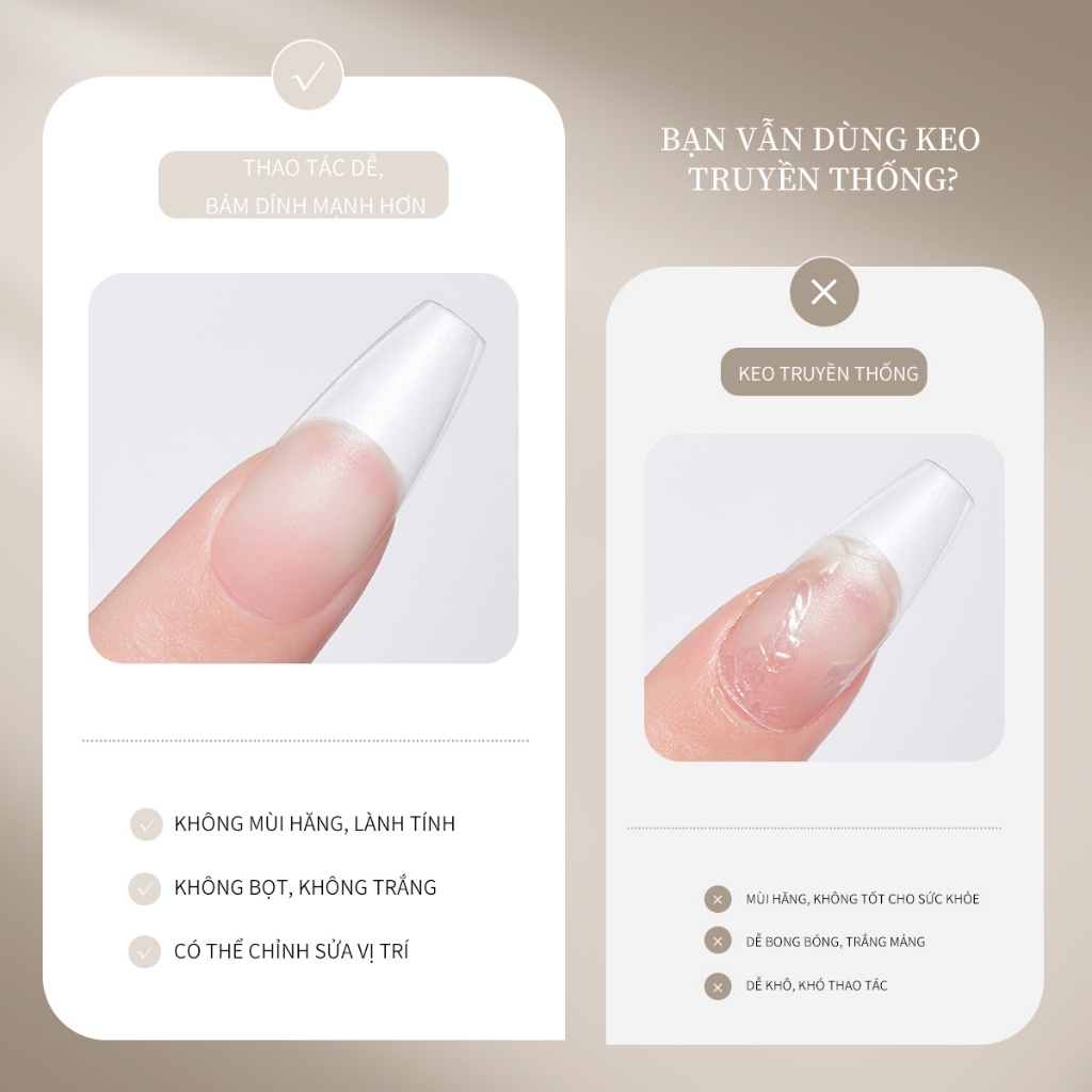 XEIJAYI 40ml - Keo dán móng giả, độ bám dính cao và lâu trôi, không dễ bong tróc, thích hợp sử dụng trong các tiệm nail.