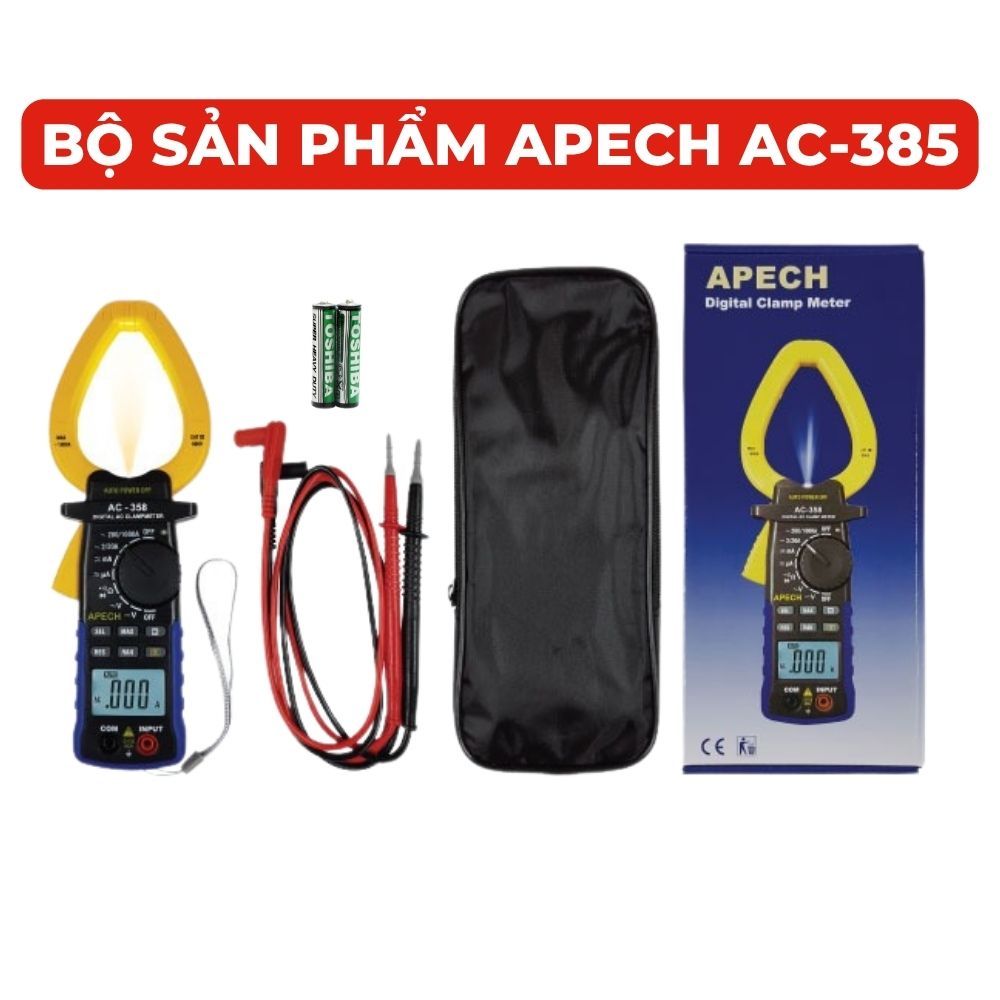 Ampe kìm đo 1000A AC thiết kế nhỏ nhẹ tích hợp nhiều chức năng