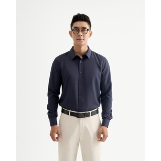 [🔥HOT] Áo Sơ Mi Tay Dài Nam Coffee Form Fitted - Routine 10S26SHL055