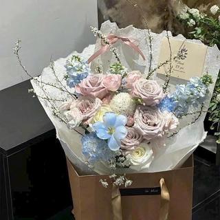 Giấy Kraft Xé Tay Vân Đá Khổ To 58cm*58cm Cao Cấp Gói Hoa, Gói Quà Phong Cách, Tinh Tế DIY Yiyihome