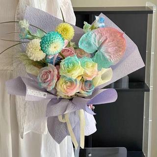 Giấy Kraft Xé Tay Vân Đá Khổ To 58cm*58cm Cao Cấp Gói Hoa, Gói Quà Phong Cách, Tinh Tế DIY Yiyihome