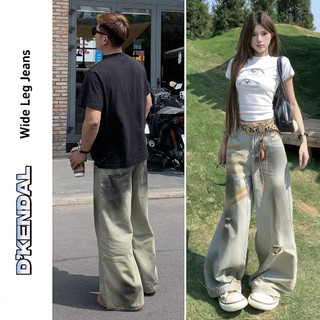 Quần Jean Cao Cấp D’KENDAL Ống Suông Rộng Unisex,Jean Dày Dặn Mềm Mịn Không Nhăn Xù,Đổ màu.Design By D’KENDALLocal Brand