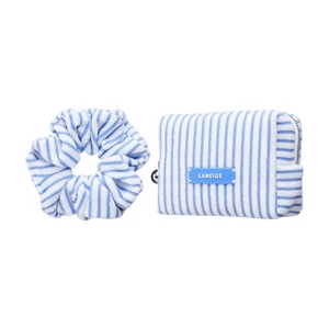 TÚI ĐỰNG TRANG ĐIỂM VÀ BUỘC TÓC LANEIGE STRIPE SCRUNCHIE & POUCH SET