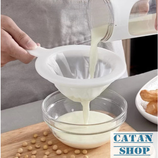 Ray Lọc Siêu Mịn Cao Cấp Lọc Sữa Đậu Nành Nước Ép Trái Cây Dầu Cặn Có Tay Cầm Tiện Lợi Cho Nhà Bếp