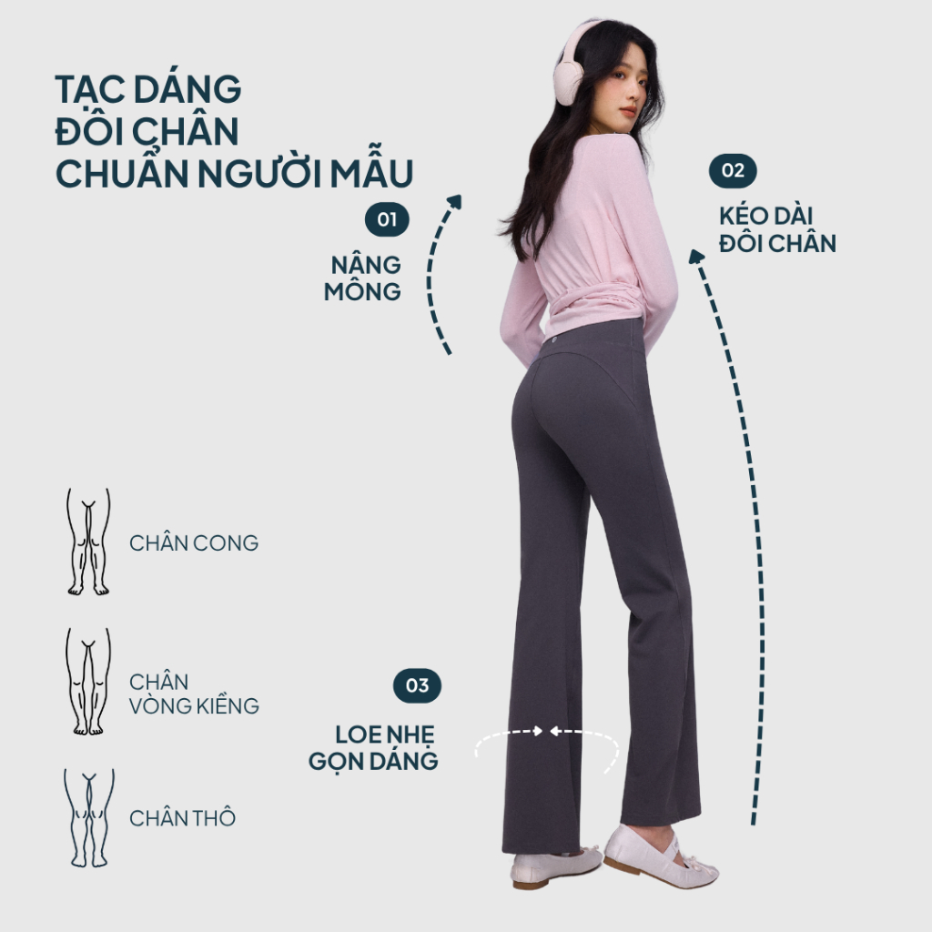 NEAU Quần Legging Yoga Gym Ống Loe Mỏng Thoáng & Lót Nỉ Cạp Cao Nâng Mông SL211/SL221 | BigBuy360 - bigbuy360.vn