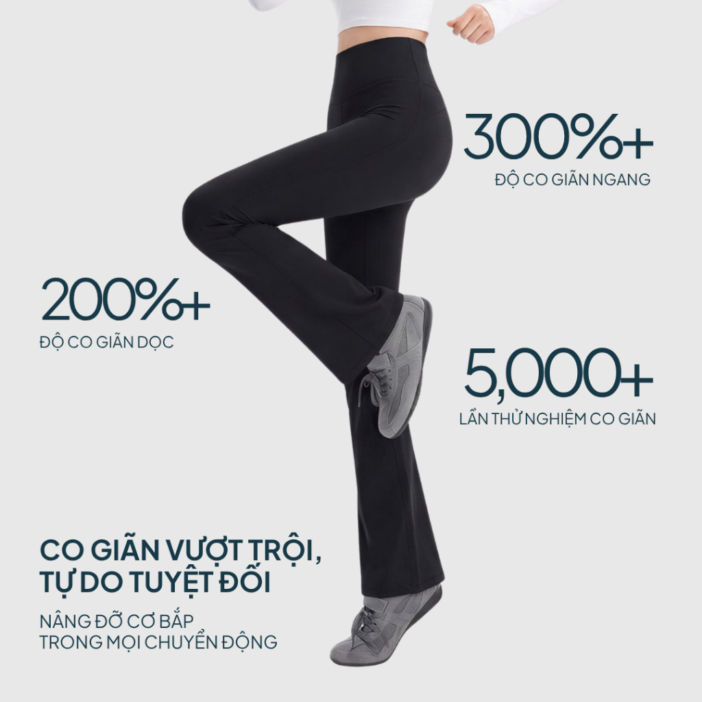 NEAU Quần Legging Yoga Gym Ống Loe Mỏng Thoáng & Lót Nỉ Cạp Cao Nâng Mông SL211/SL221 | BigBuy360 - bigbuy360.vn