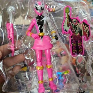 Fullbox Siêu nhân Power Rangers Dino hồng cao 15cm xuất xịn - Đồ chơi CUTE BEE