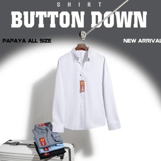 [ BIGSIZE UP TO 135KG ] Áo sơ mi nam Button down thiết kế kiểu cổ Y luxury lụa. SMY1