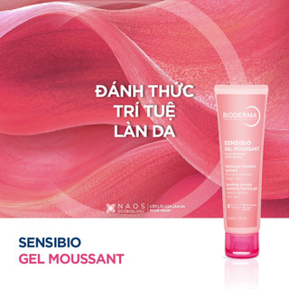 Gel rửa mặt tạo bọt cho da nhạy cảm Bioderma Sensibio Gel Moussant - 45ml