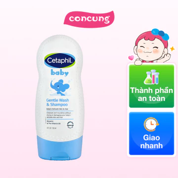Sữa tắm gội toàn thân cho bé (Cetaphil Baby Gentle Wash&Shampoo) 230ml