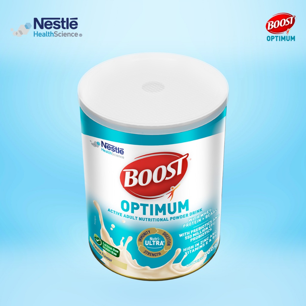 Bộ 2 Sữa Bột NESTLÉ BOOST OPTIMUM Singapore Bổ Sung Dinh Dưỡng Cho Người Lớn Tuổi 400G