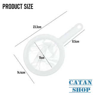 Ray Lọc Siêu Mịn Cao Cấp Lọc Sữa Đậu Nành Nước Ép Trái Cây Dầu Cặn Có Tay Cầm Tiện Lợi Cho Nhà Bếp