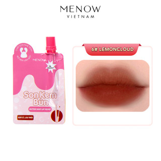 [KOL x MENOW] COMBO 5 Son kem bùn dạng túi Menow Butter Shot Lip Velvet 1g x5