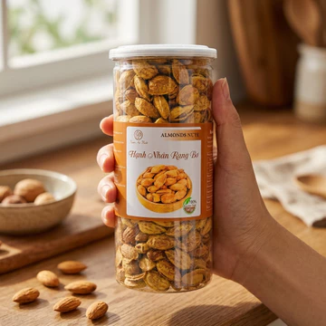 Hạnh Nhân Rang Bơ Giòn Béo Thơm Ngon 1 Kg – Ăn Liền Cao Cấp