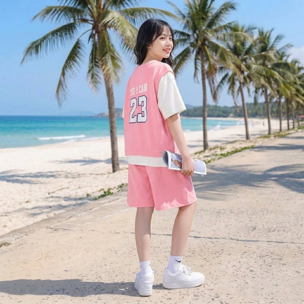Set thể thao AR cho bé gái size đại BEESHOP H26022
