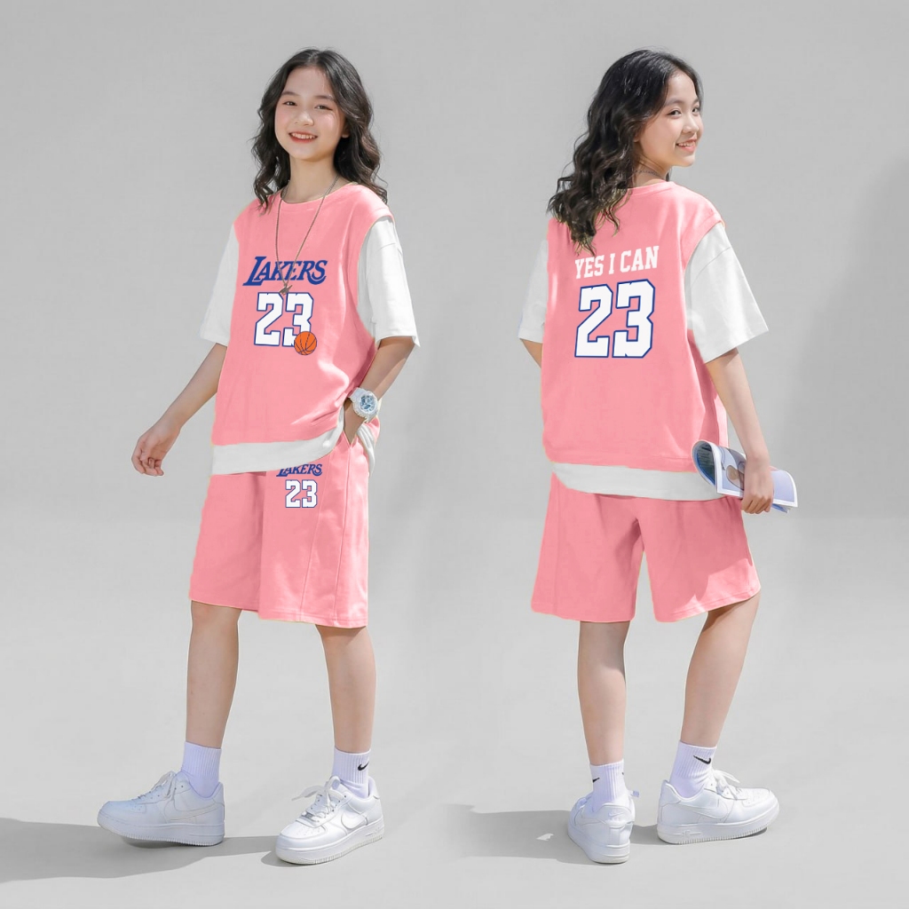 Set thể thao AR cho bé gái size đại BEESHOP H26022
