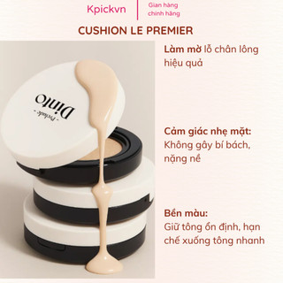 Cushion Căng Bóng Le Premier (Daiso Hàn Quốc) - Lớp Nền Trong Veo & Mỏng Nhẹ Tự Nhiên, Che Phủ Khá Kpickvn