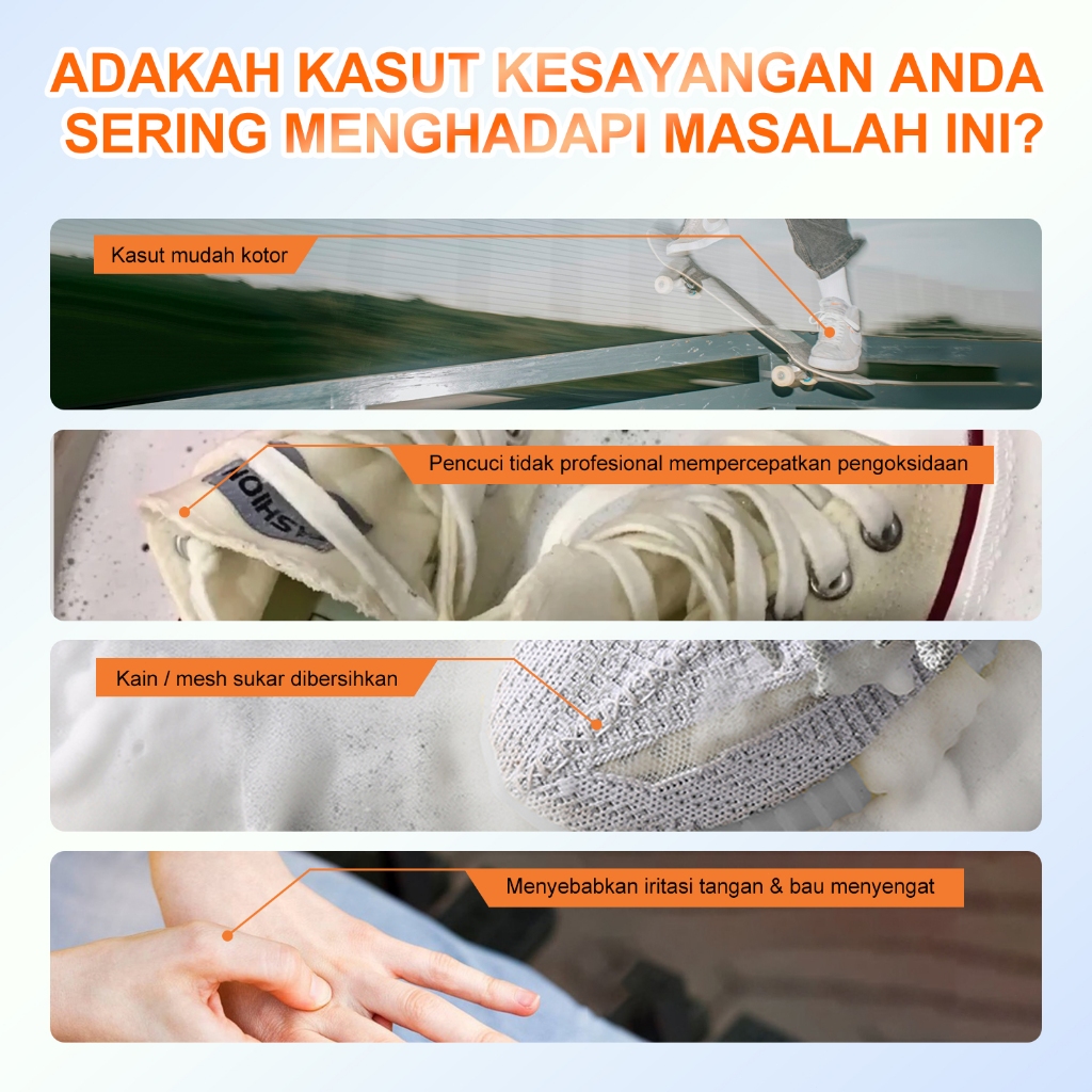 Bọt Xịt Vệ Sinh Giày GrePower Phiên Bản Mới Mẹ Bỉm Tin Dùng – Làm Sạch Từng Chỗ, Không Cần Giặt Cả Đôi, Chỉ Phun Chải Là