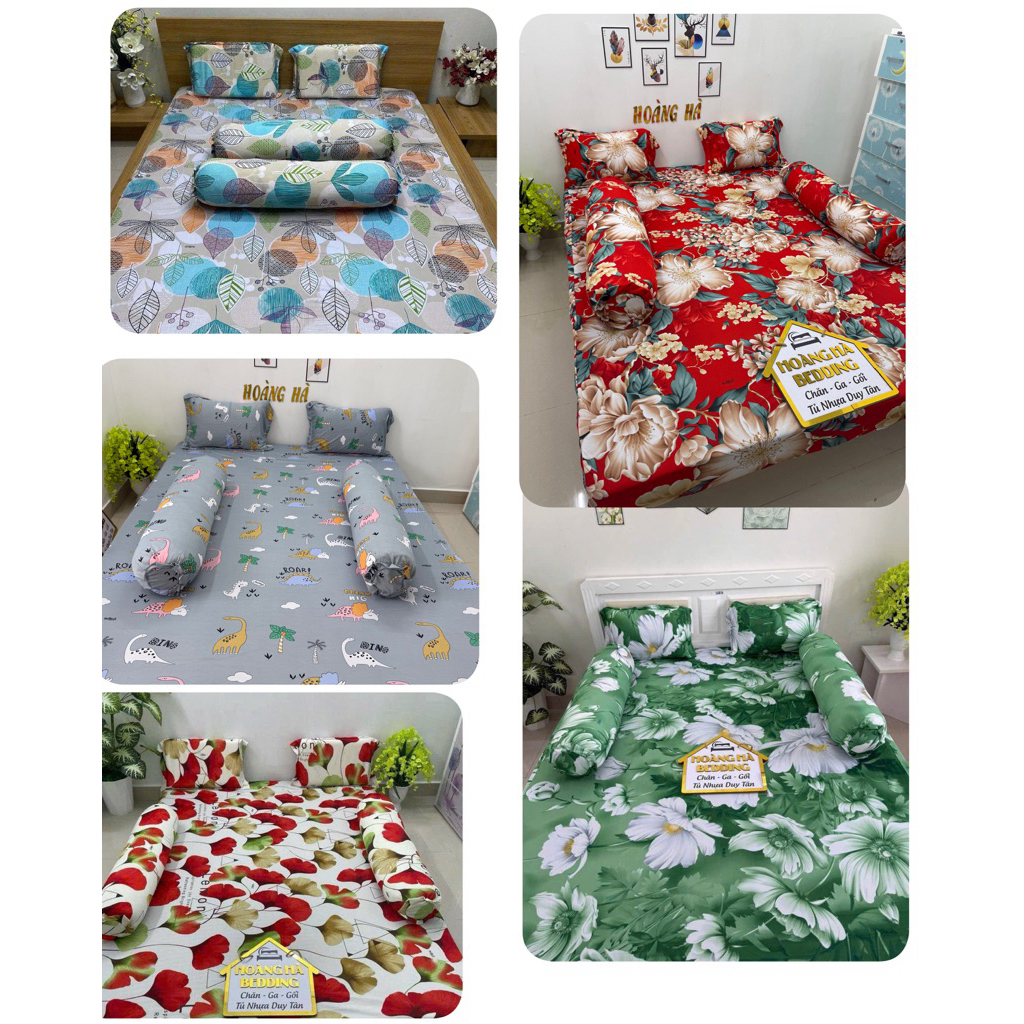 bộ ga thun lạnh 1m6*2m (nhiều màu) có 2 ÁO ÔM DÂY KÉO