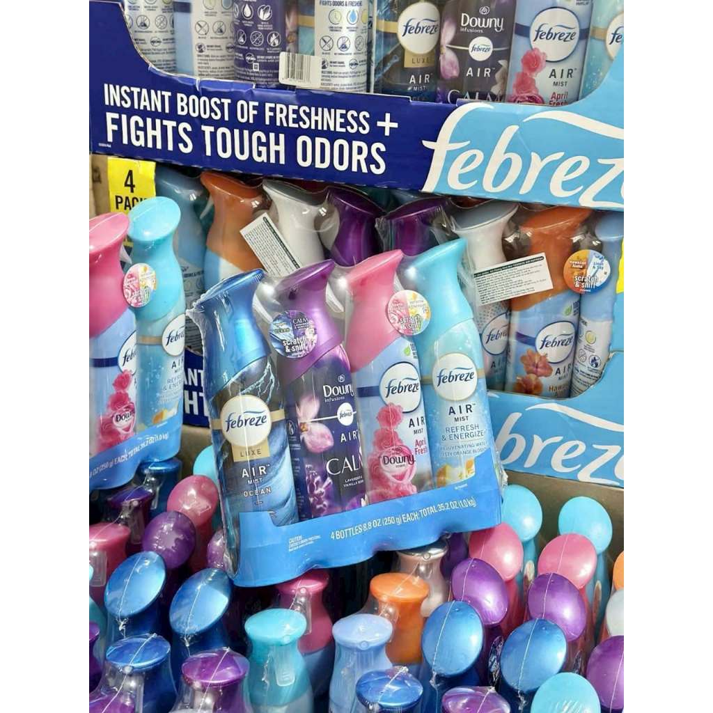 SET 4 chai XỊT THƠM PHÒNG FEBREZE AIR MỸ