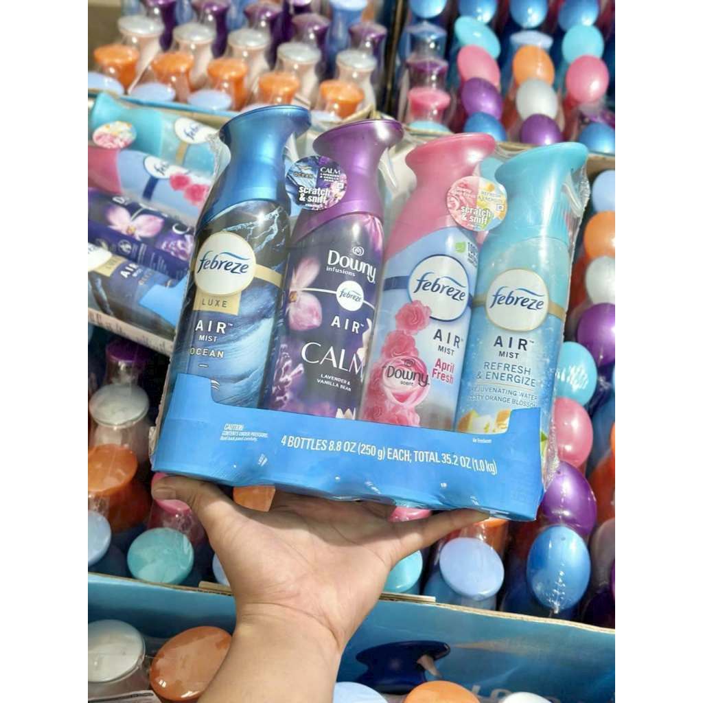 SET 4 chai XỊT THƠM PHÒNG FEBREZE AIR MỸ