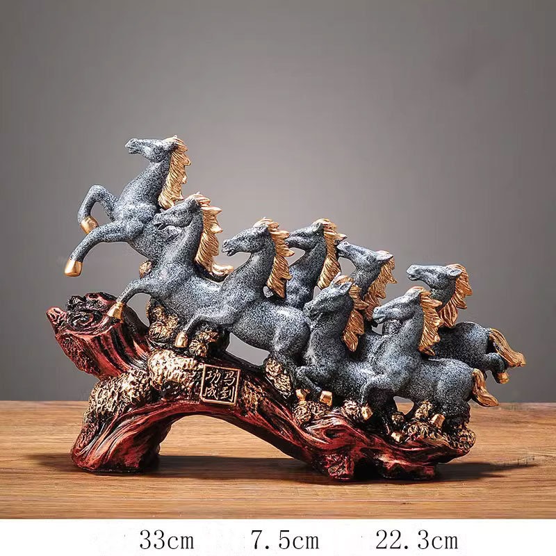 Bộ tượng các mẫu ngựa decor nhà cửa- quà tặng tân gia ý nghĩa