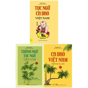 Sách - Combo 3 cuốn Thành Ngữ, Tục Ngữ và Ca Dao Việt Nam - ndbooks