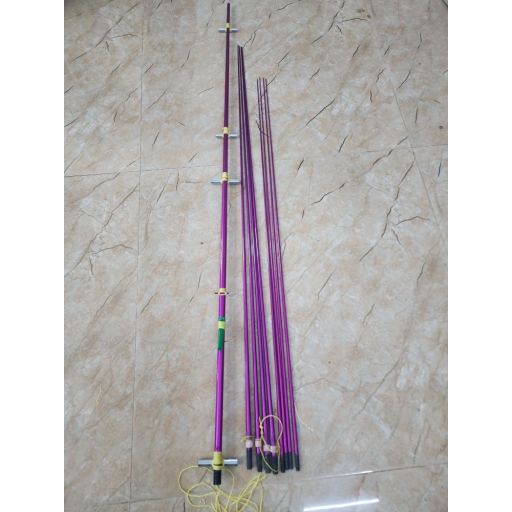 💥 Khung diều 2.5m tím víp. Mẹ bồng con 💥