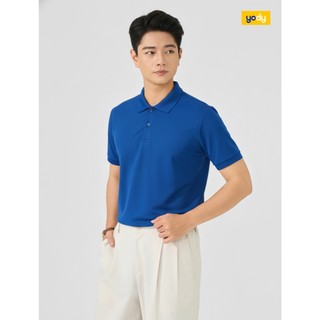 Áo polo nam ngắn tay YODY nẹp to dáng basic dễ phối đồ MCPO26A060