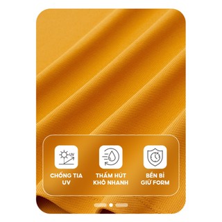Áo polo nam ngắn tay YODY nẹp to dáng basic dễ phối đồ MCPO26A060