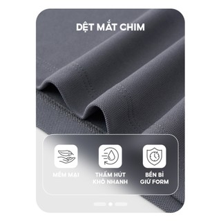 Áo polo nam ngắn tay YODY nẹp che cúc MCPO26A061
