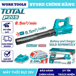 TOTAL Máy thổi bụi dùng pin 20V TABLI203235 & TABLI20323