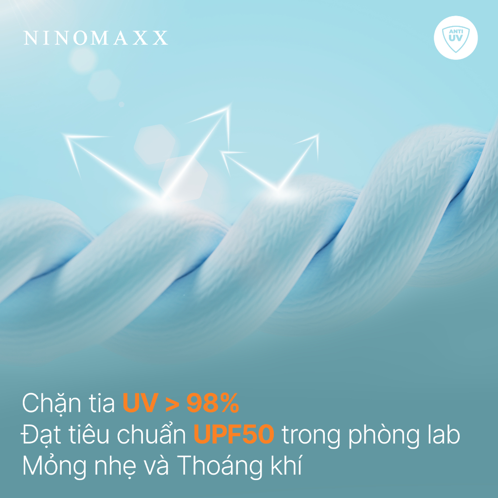Áo Chống Nắng Nữ Chống Tia UV Cao Cấp Chất Thun Mỏng Nhẹ Thoáng Khí Ninomaxx 2408027