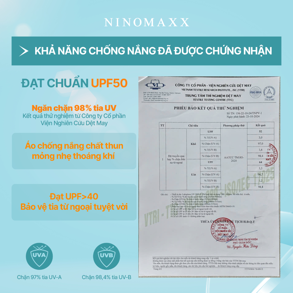 Áo Chống Nắng Nữ Chống Tia UV Cao Cấp Chất Thun Mỏng Nhẹ Thoáng Khí Ninomaxx 2408027