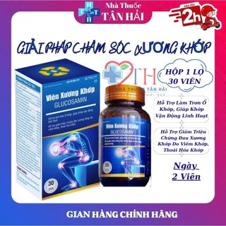 Xương Khớp Glucosamin, hỗ trợ bổ khớp, giúp tăng tiết dịch, phục hồi mô sụn, giảm đau, giảm thoái hóa khớp